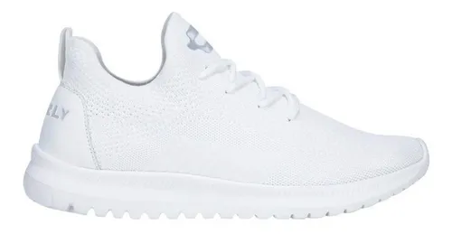 Tenis running blancos sale