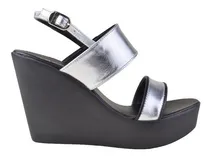 Comprar Sandalias Taco Chino De Mujer De Cuero Lappas - Ferraro