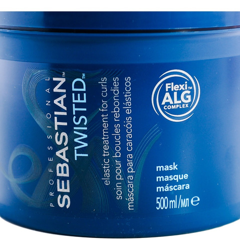 Sebastian Twisted Máscara Hidratante Cabello Con Rulos 500ml