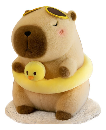 Peluche Juguete Capibara Carpincho Suave Varios Modelos 25cm Beige Salvavidas