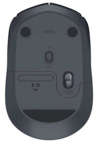 Imagem 6 de 8 de Mouse Sem Fio Logitech M170 Ambidestro Wireless Preto