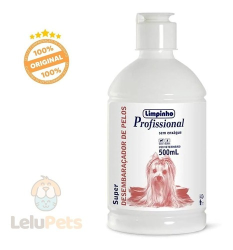 Super Desembaraçador De Pelos P/ Cães E Gatos Limpinho 500ml