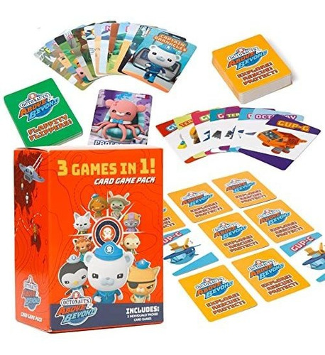 Octonauts Kids Classic Card Games - Juego De Memoria, Go Fis