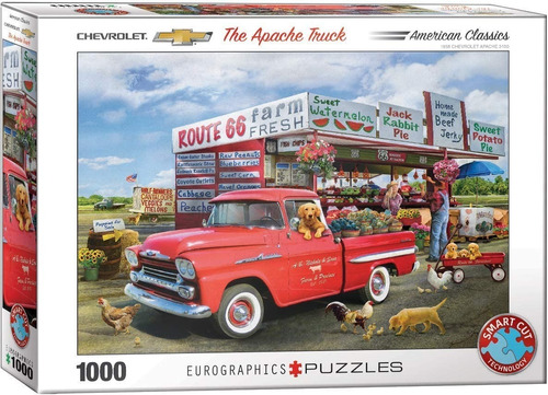 Puzzle 1000 Piezas 1959 Chevrolet Apache - Eurographics  