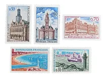 Comprar Francia, Lote 5 Sellos Monumentos Y Sitios 1966 Mint L17425