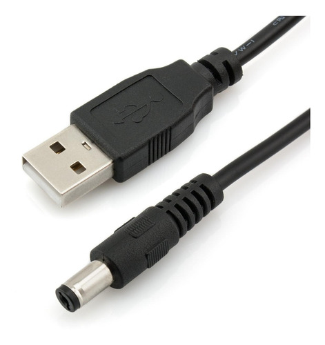 Cable De Alimentación Convertidor Usb Dc Plug 2.1mm 