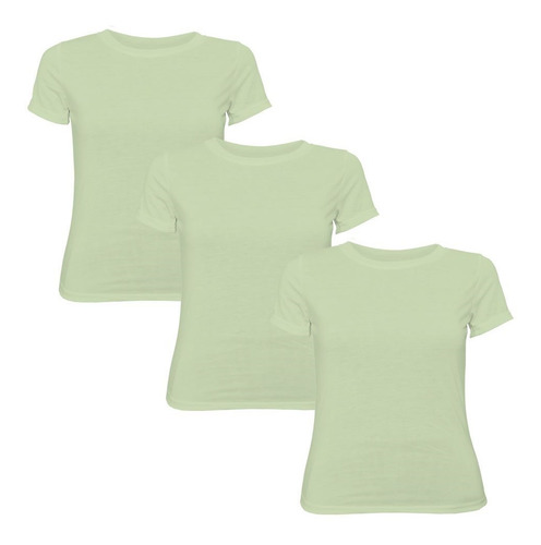 Camiseta Sublimable Dama Subliprint Recta Pack X3 Disershop