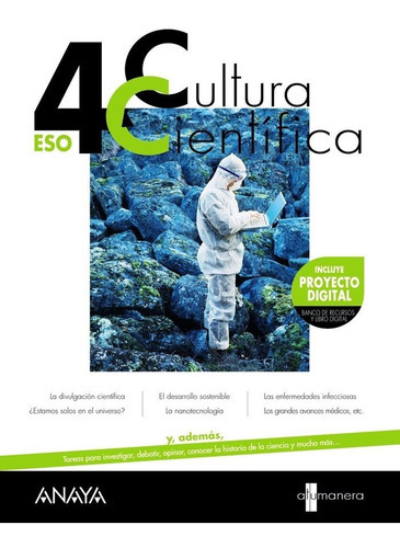 CULTURA CIENTIFICA 4., de Clemente Roca, Silvia. Editorial ANAYA EDUCACIÓN, tapa blanda en español