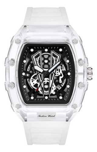 Reloj Luminoso Moderno De Silicona Con Abertura Hueca Para H