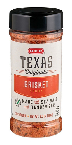 Sazonador Para Carne Brisket Texas Originals 184g Importado
