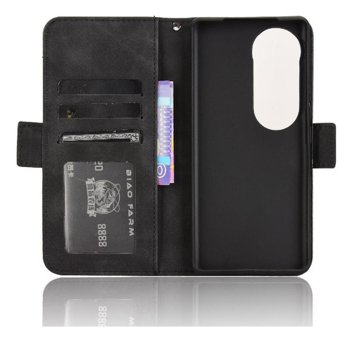 Funda For Vivo V40 5g Funda Billetera De Cuero Con Tarjeta