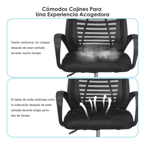  Silla Para Oficina Ejecutiva Ergonomica Escritorio Giratoria