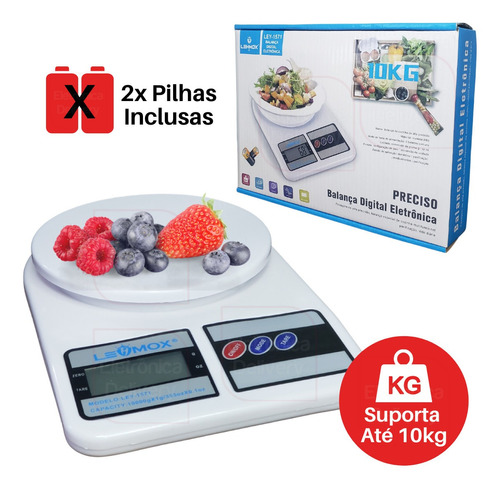 Balança Digital Cozinha 1g-10kg Alta Precisão Lehmox Ley1571