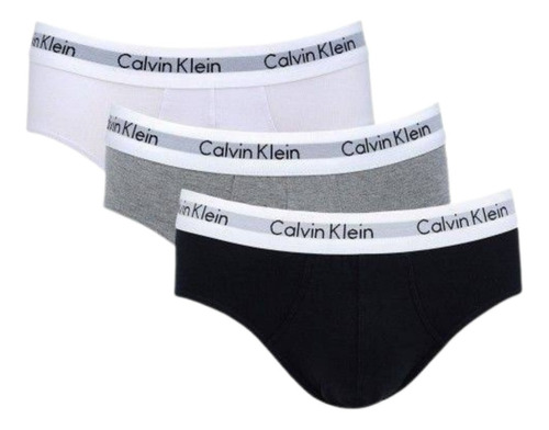  3 Cuecas Low Rise Linha Classic Calvin Klein - Original