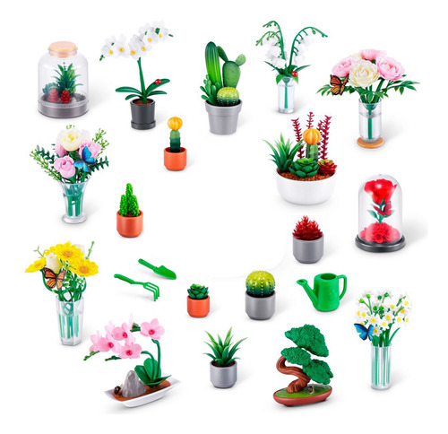 Bola Mini Brands Con 5 Sorpresas Serie Botánica De Zuru