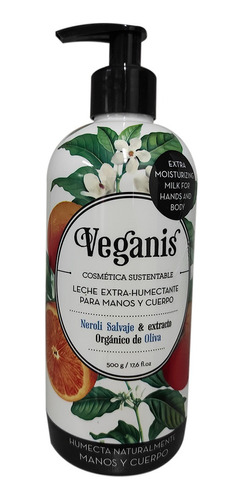 Leche Veganis Neroli Salvaje Manos Y Cuerpo Sin Tacc 500ml