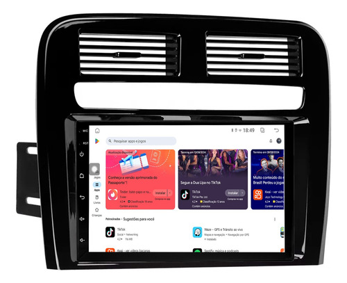 Central Multimidia Punto 08/12 7p Android Carplay 2gb 32gb