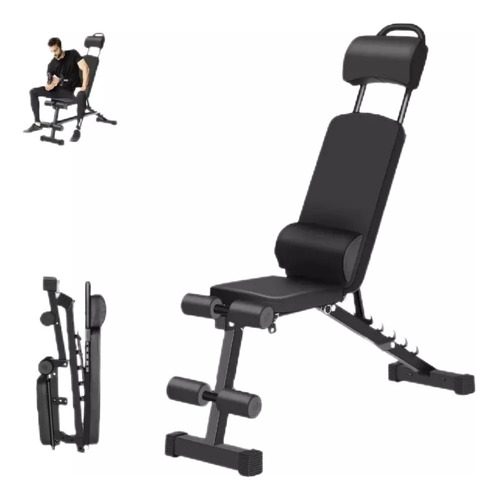 Banco Abdominal Multiuso Reclinable Ajustable