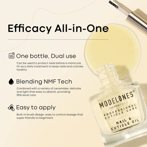 Kit Para Uñas Base Coat Top Coat Y Aceite De Cuticula 15 Ml Transparente
