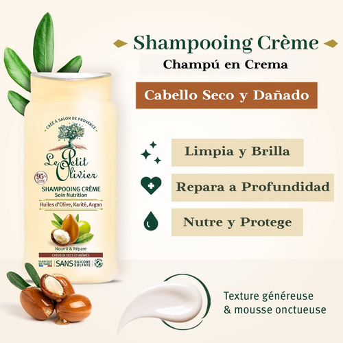 Kit Champú Acondicionador Mascarilla Crema Capilar Le Petit