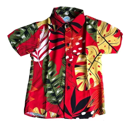 Flor de la ciudad Amabilidad La forma Camisa Hawaiana Bebe Varon | MercadoLibre 📦