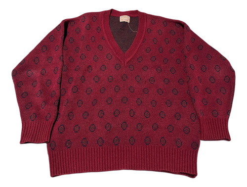 Sweter Roland Cotton Hombre M Color Rojo Con Motivos Dec 90