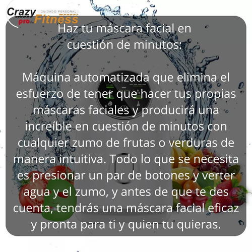 Imagen 10 de 10 de Maquina Para Hacer Mascarillas Faciales Caseras 2 Moldes Pro