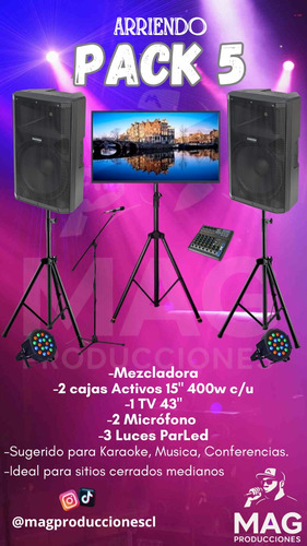 Arriendo Amplificación Para Todo Tipo De Eventos