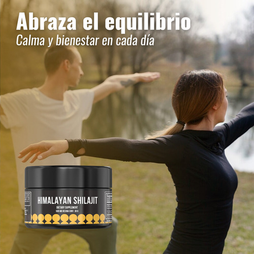 Reset Nutrition Shilajit Himalayan Resin Energía Vitalidad Sabor Sin sabor