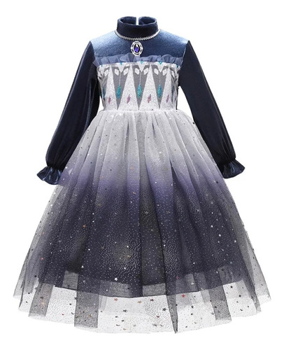 Disfraz De Cosplay De Frozen Para Niña  Elsa Princess Snow