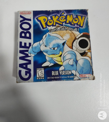 Pokémon Blue Nintendo Game Boy Original Completo (Usado)