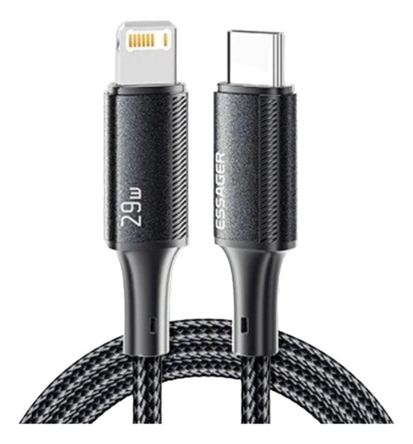 Cable Essager Carga Rápida 29w Tipo C Para iPhone 2 Metros