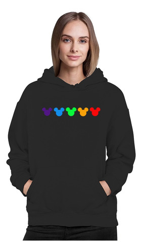 Poleron Con Capucha Mickey Pride Lgbt Orgullo Moda Unisex