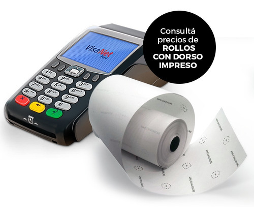 Caja 10 Unidades De Rollos De Papel Termico Premium X 19 Mts