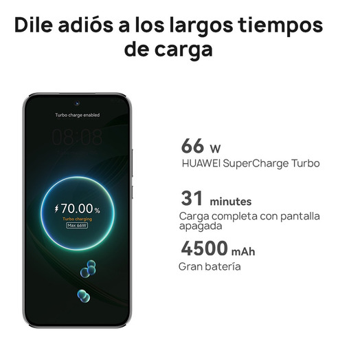 Huawei Nova 11 256 GB negro 8 GB RAM - Bueno (Reacondicionado)
