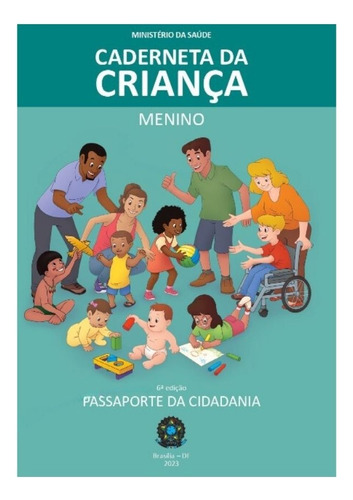 Caderneta De Vacinação Bebê Criança Acompanhamento Saúde 