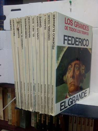 Los Grandes De Todos Los Tiempos. Lote De 13 Libros.