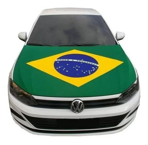 Bandeira Capô Carro 1,50 X 1,10 Brasil - Qualidade Premium