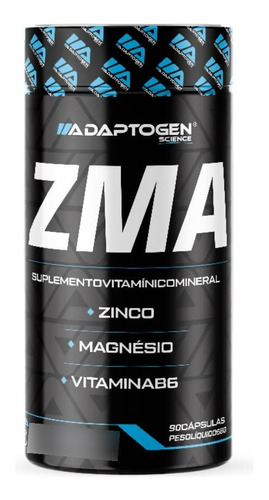 Zma 90 Caps Adaptogen - Massa Muscular + Testosterona