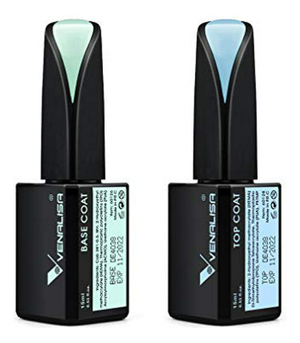 Esmalte - Venalisa 2pcs 15ml Base And Top Coat High Gloss Ge