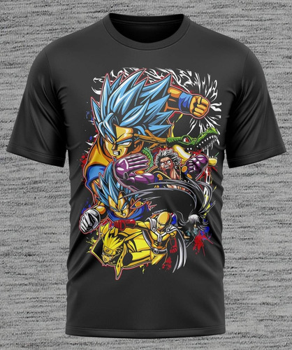 Polera Dtf Semitono Dragón Ball Z Calidad Superior !!