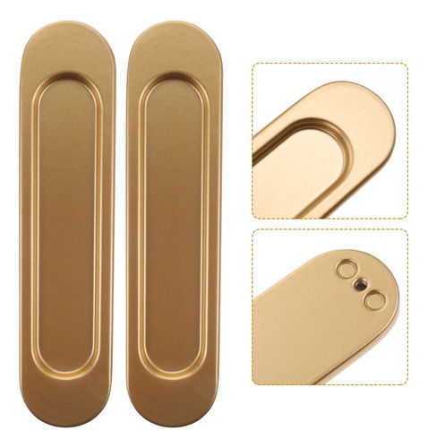 2 Pomos Con Manija De Cajón Para Puertas Corredizas