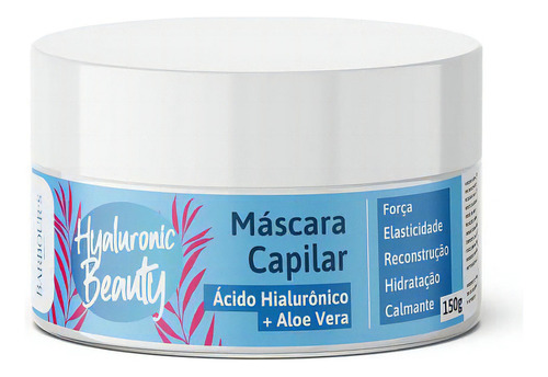 Mascara Capilar Hidratante E Reconstrutora Hyaluronic Beauty