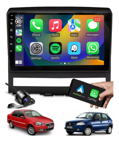 Pantalla Android 9 Pulgadas Para Fiat Palio/forza/siena/idea