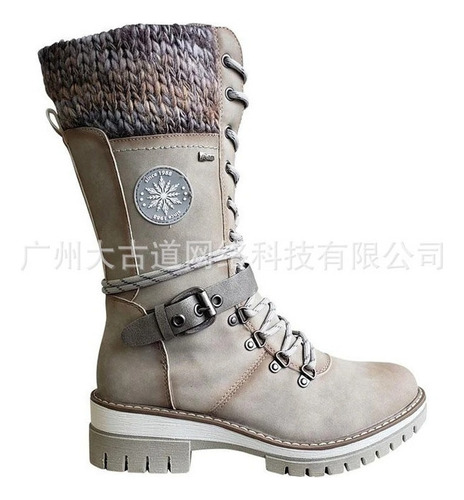 Botas Con Cordones Para Mujer, Botas Vaqueras Tipo Caballero