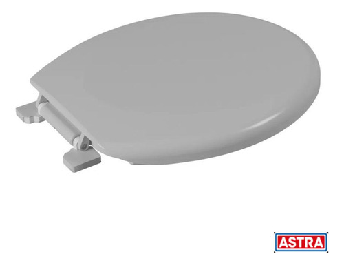 Assento Almofadado Oval Universal Deca Village Cinza Astra