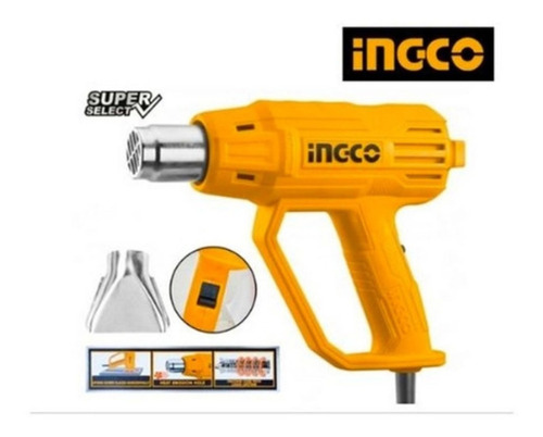Pistola De Calor Industrial 2000w Ingco Hg2000385