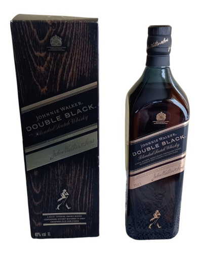 Imagen 1 de 2 de Whisky Jhonny Double Black 1 Litro