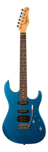 Guitarra elétrica Tagima TW Series TG-510 de  tília metallic blue com diapasão de madeira técnica