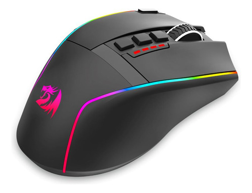 Mouse Gamer Redragon Swain Wireless M915rgb-wl Preto Preto
